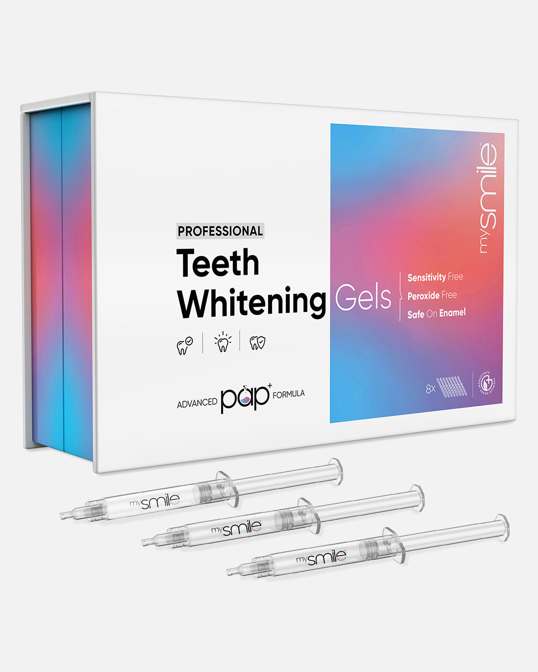 PAP+ Teeth Whitening Gels 8x